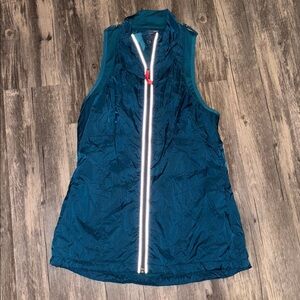 Sweaty Betty Teal Windbreaker Vest woman’s medium